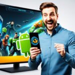 cara main game pc di android